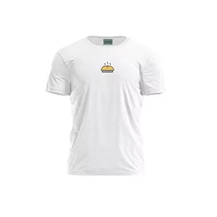 Koszulki męskie - Bona Basics, Druk cyfrowy, męska koszulka podstawowa,%100 bawełna, biała, na co dzień, męskie topy, rozmiar: XL, biały, XL - grafika 1