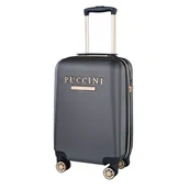 Walizki - Mała kabinowa walizka PUCCINI LOS ANGELES ABS017C 8 Szara - miniaturka - grafika 1