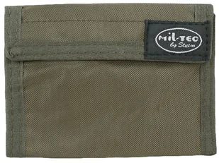 Mil-Tec Portfel mocny mały taktyczny sportowy rzep nylonowy olive - Portfele - miniaturka - grafika 1