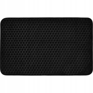 Dywanik łazienkowy antypoślizgowy miękki 50x80 cm czarny mata wytrzymały - Dywaniki łazienkowe Dywanik łazienkowy antypoślizgowy miękki 50x80 cm czarny mata wytrzymały - Dywaniki łazienkowe - miniaturka - grafika 1