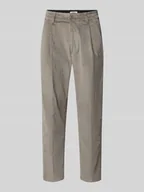 Spodnie męskie - Spodnie sztruksowe z wpuszczanymi kieszeniami w stylu francuskim - miniaturka - grafika 1