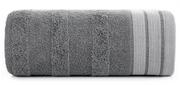 Ręczniki - Ręcznik bawełniany, 70x140, stalowy z bordiura, R170-05 - miniaturka - grafika 1