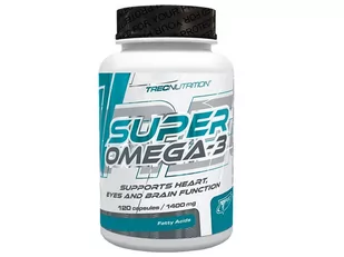 Trec Nutrition Super Omega 3 - 120kaps. - Spalacze tłuszczu - miniaturka - grafika 1