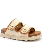 Klapki i japonki damskie - Furla Klapki FURLA SFERA | z dodatkiem skóry - miniaturka - grafika 1