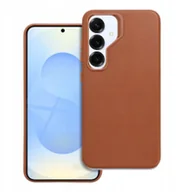 Etui i futerały do telefonów - Futerał LEATHER MAG COVER kompatybilny z MagSafe do SAMSUNG S25 PLUS brązowy - miniaturka - grafika 1