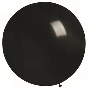 Balony Duże Okrągłe Kula Czarne Gigant 5Szt - Balony i akcesoria - miniaturka - grafika 1