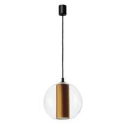 Lampy sufitowe - Kaspa Pokojowy żyrandol szklany MERIDA 11096105 stylowa lampa nowoczesna - miniaturka - grafika 1