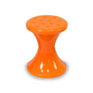 Krzesła obrotowe dla dzieci - Krzesło krzesełko dziecięce taboret dziecięcy do ogrodu Pomarańczowe UC824008-02 - miniaturka - grafika 1