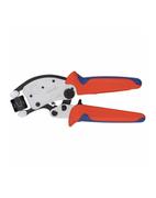 Akcesoria do elektronarzędzi - Knipex Self-adjusting crimping pliers Twistor T (red/blue, for ferrules) - miniaturka - grafika 1