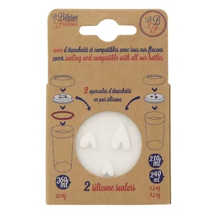 Le Biberon Français My Love dyski wymienne do butelek, 2 szt. - Butelki dla niemowląt - miniaturka - grafika 1