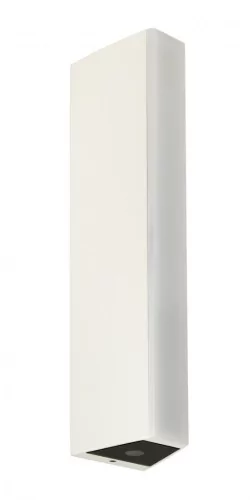 Su-Ma biały kinkiet na elewację LED lampa ogrodowa TIN M1401 W wąski podłużny kinkiet biały