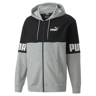 Bluza z kapturem z pełnym zamkiem błyskawicznym Puma Power Colorblock TR - Bluzy sportowe damskie - miniaturka - grafika 1