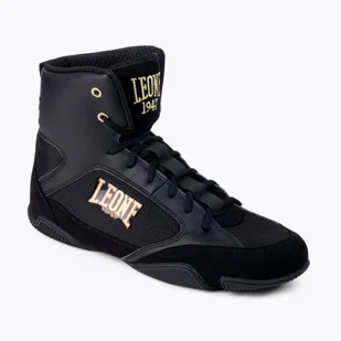 Buty bokserskie LEONE 1947 Premium Boxing black - Pozostałe akcesoria do sportów walki - miniaturka - grafika 1