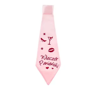 GO Krawat Wieczór Panieński - 31 cm - 1 szt. CH-KRAWP - Dodatki do strojów karnawałowych - miniaturka - grafika 1