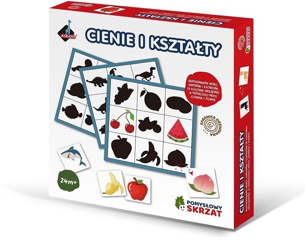 Pomysłowy skrzat cienie i kształty