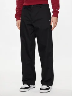 Champion Spodnie materiałowe 220013 Czarny Wide Fit - Spodnie męskie - miniaturka - grafika 1
