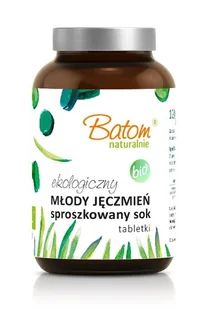 SOK Z MŁODEGO JĘCZMIENIA SPROSZKOWANY BIO (500 mg) 240 TABLETEK - BATOM - Soki i napoje niegazowane - miniaturka - grafika 1
