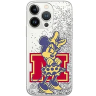 Etui i futerały do telefonów - ERT GROUP etui na telefon Apple Iphone 13 PRO, case oryginalny i oficjalnie licencjonowany przez Disney, wzór Minnie 072, optymalnie dopasowane, z efektem płynnego brokatu - miniaturka - grafika 1