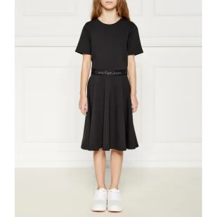 CALVIN KLEIN JEANS Sukienka - Sukienki i spódniczki dla dziewczynek - miniaturka - grafika 1