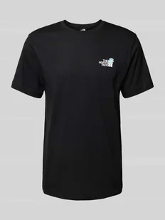 T-shirt z nadrukiem z logo - Koszulki męskie - miniaturka - grafika 1