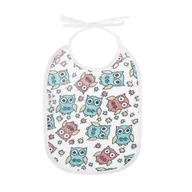 Śliniaki i fartuszki - Akuku Śliniak wiązany sowy A1662, 1 szt. -> Wysyłka 1,99 - odbiór w Żabce - miniaturka - grafika 1