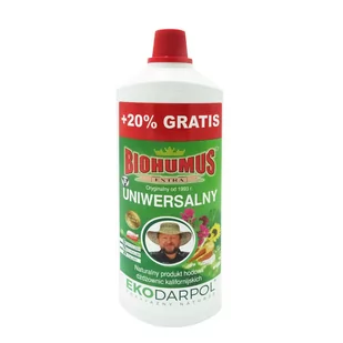 Ekodarpol Nawóz organiczny uniwersalny 1.2 l BIOHUMUS EXTRA - Nawozy ogrodnicze - miniaturka - grafika 1