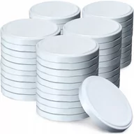 Pojemniki kuchenne - Metalowe wieczka do słoików Virbo 50 szt. 82mm białe - miniaturka - grafika 1