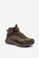 Buty trekkingowe męskie - Męskie Buty Trekkingowe Ocieplane Zielone Big Star MM174333-44 - miniaturka - grafika 1