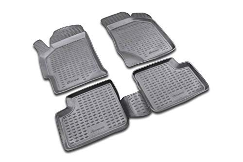 Element Antypoślizgowa gumowa mata podłogowa 3D do KIA Spectra 05-20