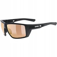 Okulary przeciwsłoneczne - Okulary przeciwsłoneczne UVEX MTN Venture CV V black matt/litemirror red WYSYŁKA W 24H 30 DNI NA ZWROT - miniaturka - grafika 1