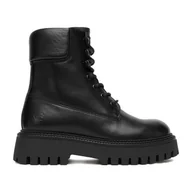 Botki damskie - G-STAR RAW EO-AYSE-8093-25 Czarny - miniaturka - grafika 1