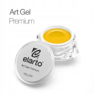 Żel do zdobień Elarto Art Gel Premium Yellow 5g - Żele do paznokci - miniaturka - grafika 1