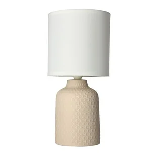 Candellux Lampa stołowa beżowa ceramika nocna Iner 41-79879 41-79879 - Lampy stojące - miniaturka - grafika 1