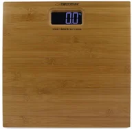 Wagi łazienkowe - Elektroniczna Waga Łazienkowa Do 180KG Bambusowa - miniaturka - grafika 1