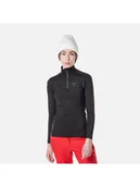 Bluzy damskie - Bluza Rossignol W Classique 1/2 Zip czarny M - miniaturka - grafika 1