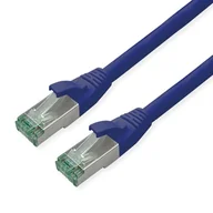 Kable miedziane - ROLINE RM Cat.6A S/FTP 2m kabel sieciowy Niebieski 2 m Cat6a S/FTP - miniaturka - grafika 1