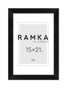 Ramka na zdjęcia 15x21 cm Czarna - Ramki na zdjęcia - miniaturka - grafika 1