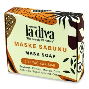 La Diva Mydło - maska w kostce 100 g - Mydła - miniaturka - grafika 1