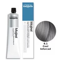 Farby do włosów i szampony koloryzujące - Loreal Majirel 8.1 Cool Inforced - miniaturka - grafika 1