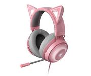 Słuchawki - Razer Kraken Kitty Edition Quartz Różowe (RZ04-02980200-R3M1) - miniaturka - grafika 1