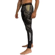 Kimona, stroje i obuwie - Venum Invader Spats Legginsy Black/Sand - miniaturka - grafika 1