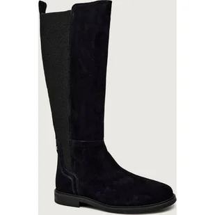 Tommy Hilfiger Kozaki zamsz - Kozaki damskie - miniaturka - grafika 1