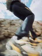 Buty trekkingowe męskie - 4F Niskie buty trekkingowe męskie - żółte 46 - miniaturka - grafika 1