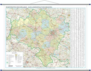 EkoGraf Województwo dolnośląskie mapa ścienna 1:200 000 - Atlasy i mapy - miniaturka - grafika 1