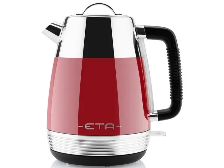 Czajnik Elektryczny Bezprzewodoy Styl Retro Czerwony Inox 1,7l 2150w Eta