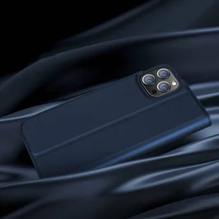 Dux Ducis Skin Pro kabura etui pokrowiec z klapką iPhone 13 mini niebieski - Etui i futerały do telefonów - miniaturka - grafika 11