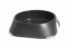 Miska M 400ml CIEMNO-SZARA FIBOO - Miski dla psów - miniaturka - grafika 1