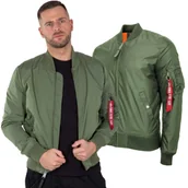 Odzież taktyczna i umundurowanie - Kurtka Alpha Industries MA-1 TT 191103 01 - Zielona XXL - miniaturka - grafika 1