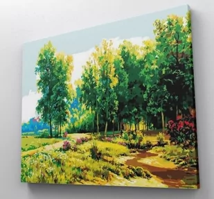 Przechadzka do lasu - Malowanie po numerach 50x40 - Malowanie po numerach - miniaturka - grafika 1