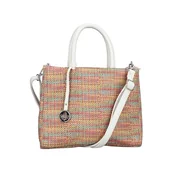 Torebki damskie - Rieker Damska torba na zakupy H1511, beżowa, beżowy - miniaturka - grafika 1